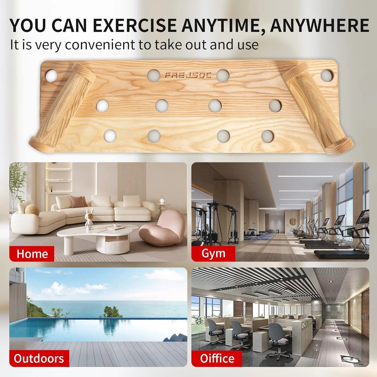 Solid Wooden Push up Stands 10 in 1,Push up Board,Portable Gym Accessories, Strength Training Equipment, Original Patent Design – Home Workout Equipment，For Men and Women