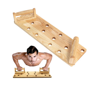 Solid Wooden Push up Stands 10 in 1,Push up Board,Portable Gym Accessories, Strength Training Equipment, Original Patent Design – Home Workout Equipment，For Men and Women